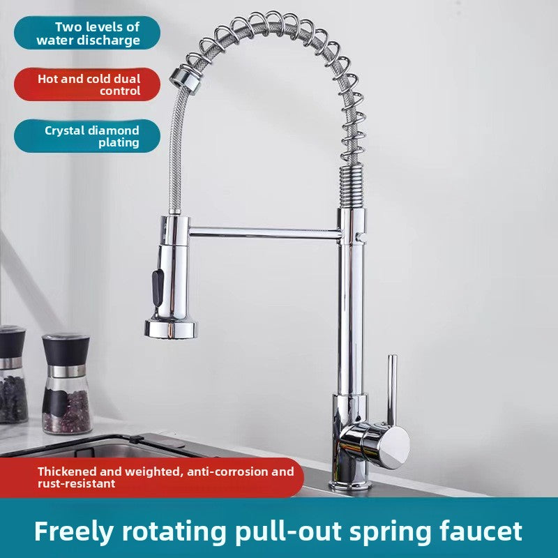 Stainless Steel 360 Degree Rotatable Kitchen Sink Faucet