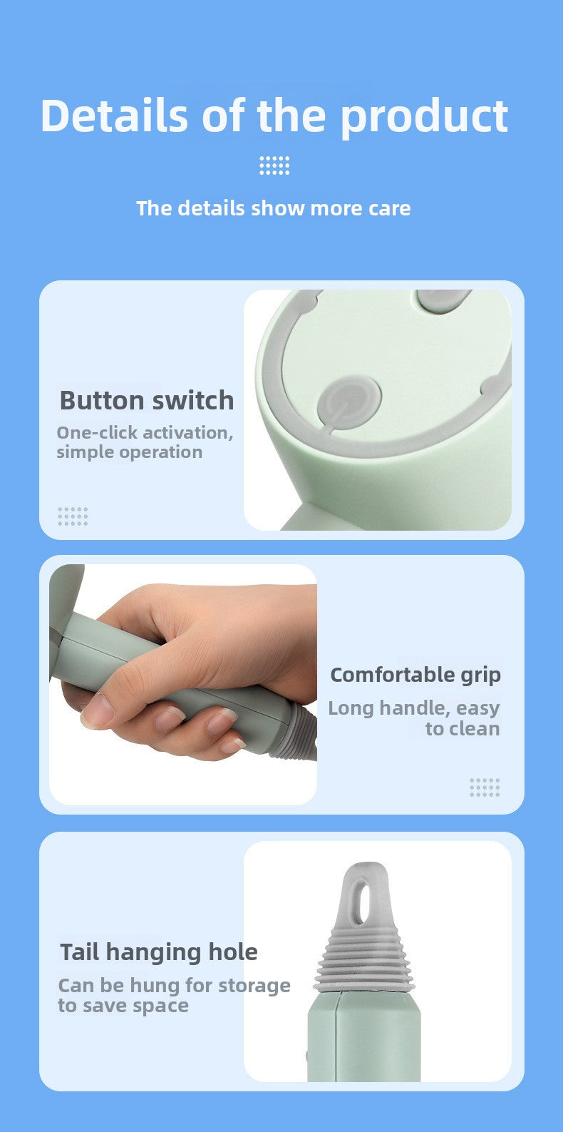 Multi-Functional Electric Cleaning Brush