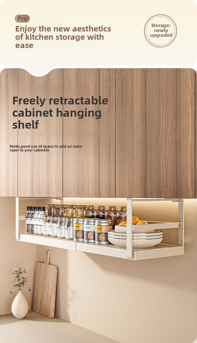 Adjustable Under Cabinet Kitchen Organizer