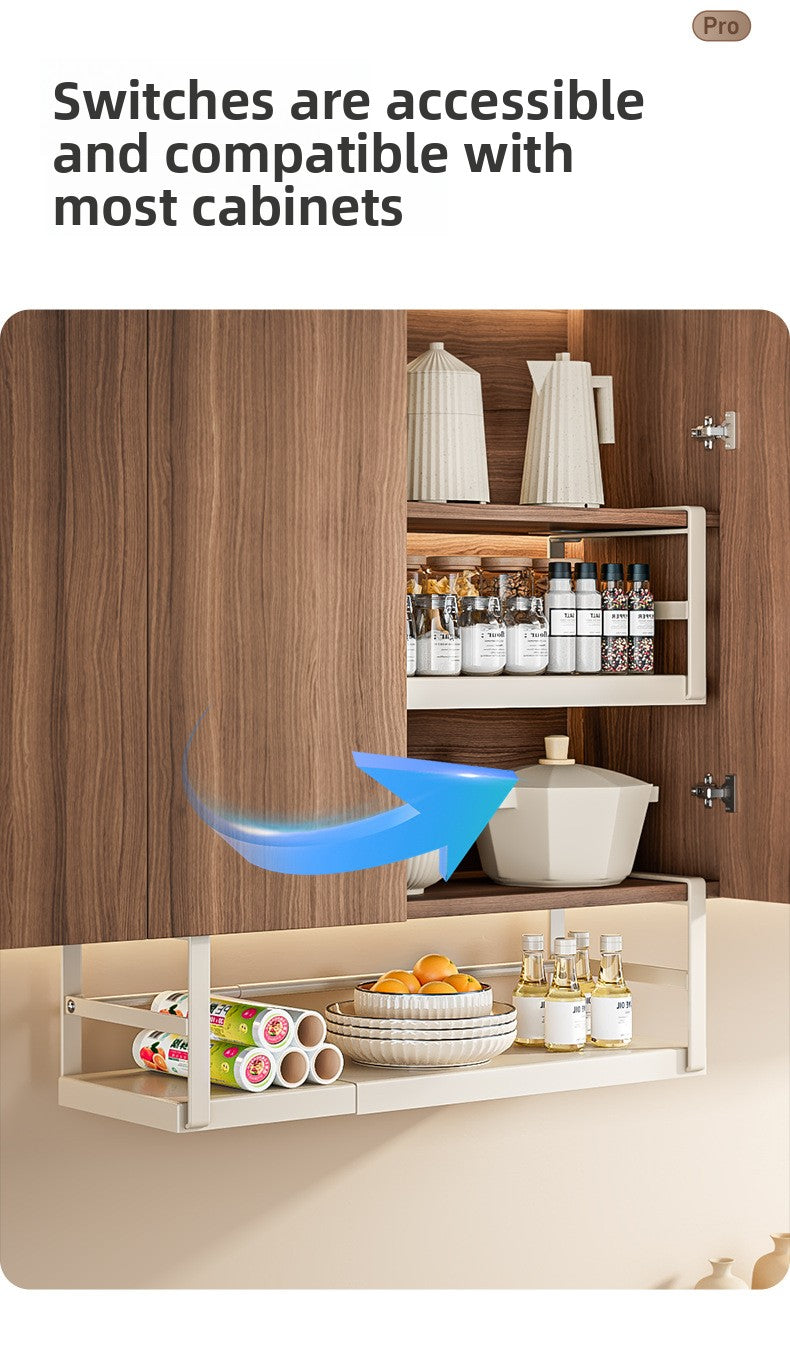 Adjustable Under Cabinet Kitchen Organizer