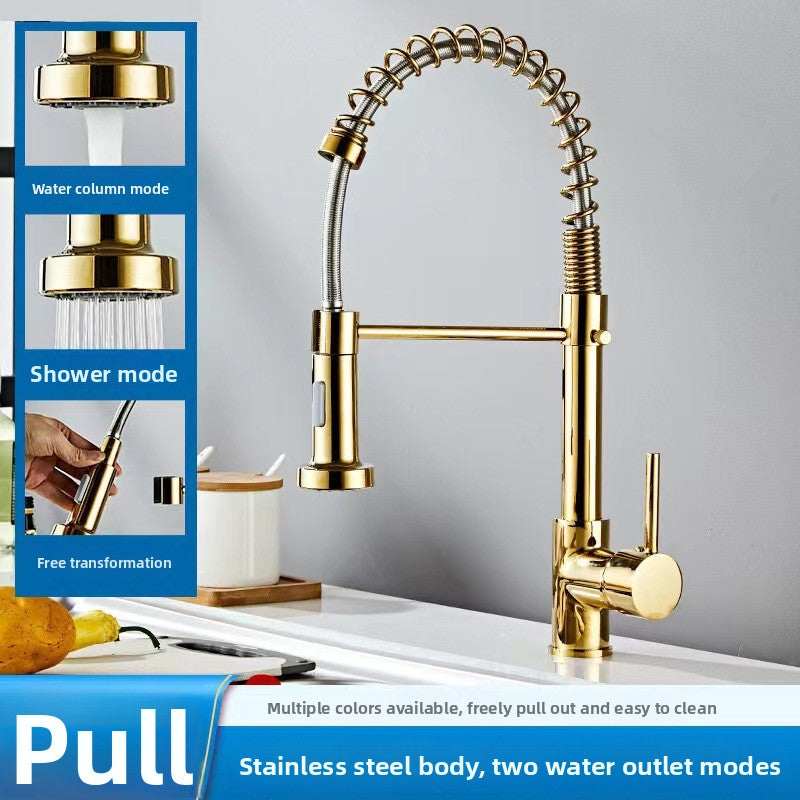Stainless Steel 360 Degree Rotatable Kitchen Sink Faucet